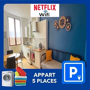 Appartement Chic&cosy F2 Gare Netflix Centre-ville